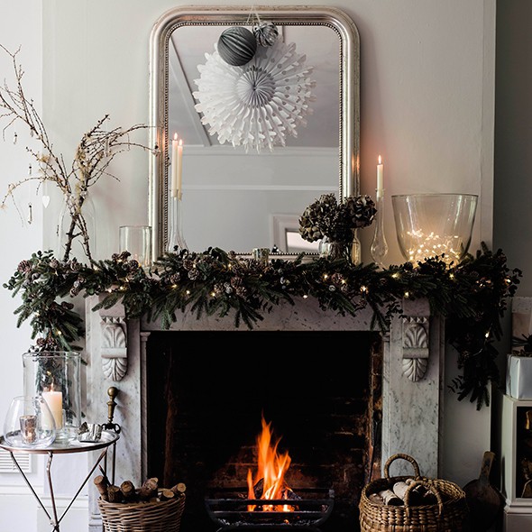 fireplace ideas for christmas the white company christmas decorations good housekeeping uk__large