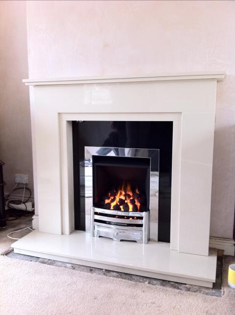 The Oviado (square) Marble Fireplaces