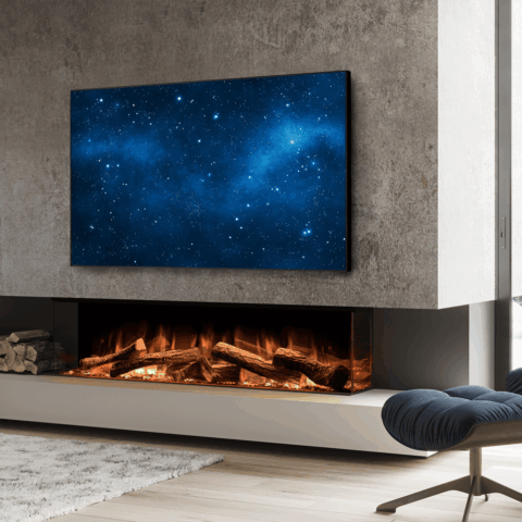What Fires Work Best with Media Walls?