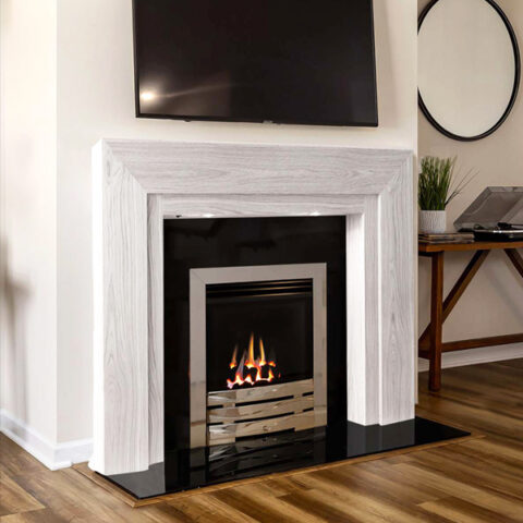Legend Evora HE Balanced Flue Gas Fire in Chrome