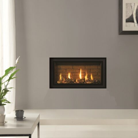 Gazco Studio 1 Slimline Edge Balanced Flue