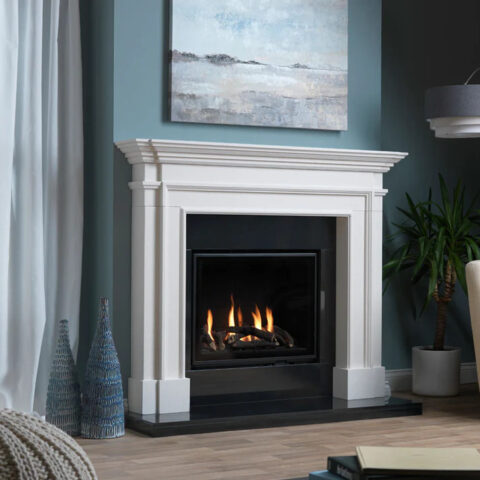 Legend Fires Ethos Portrait Frameless Black Logs