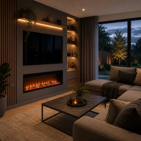 elb best electric fires cooler evenings